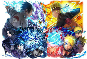 Coolest Naruto Versus Sasuke Wallpaper