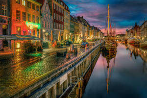 Copenhagen Colorful Digital Art Wallpaper