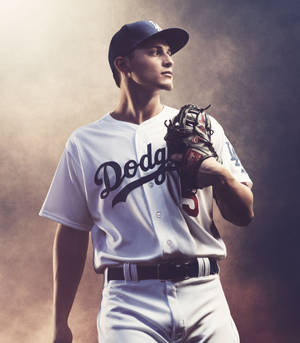 Corey Seager Surrounded By Smoke Wallpaper