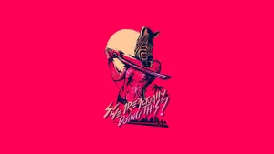Corey The Zebra Hotline Miami Wallpaper