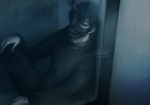 Corpse Husband Agoraphobic Art Wallpaper