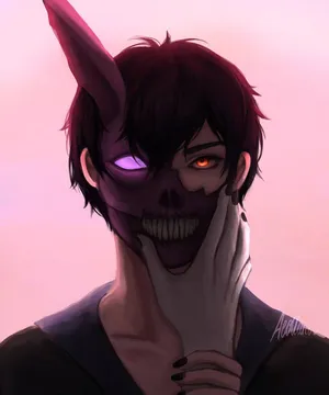 Corpse Husband With Mask On Wallpaper