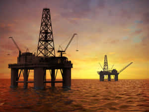 Corrective Action Energy Oil Rig Wallpaper