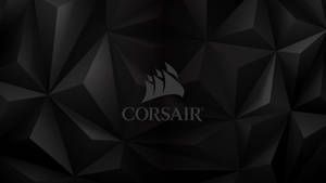 Corsair Black Geometric Pattern Wallpaper