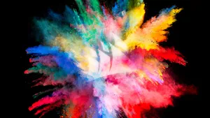 Corsair Logo Rgb Explosion Wallpaper