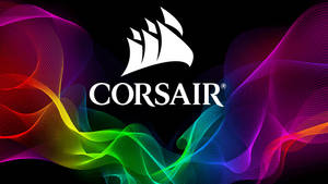 Corsair Logo Rgb Wave Wallpaper