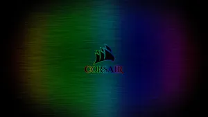 Corsair On Rainbow Metal Wallpaper