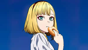 Cosette Eating Bagel Takt Op Destiny Wallpaper