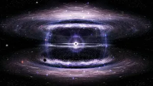 Cosmic Black Hole 4k Wallpaper