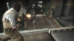 Counter Strike Global Offensive Firing Wallpaper