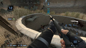 Counter-strike: Global Offensive Players Experiencing Console-like Graphics On Pc Platform Wallpaper