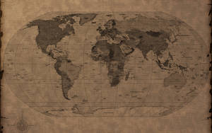 Countries Map Old Aesthetic Wallpaper