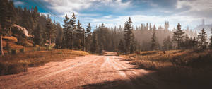 Country Road In Montana Iphone Wallpaper