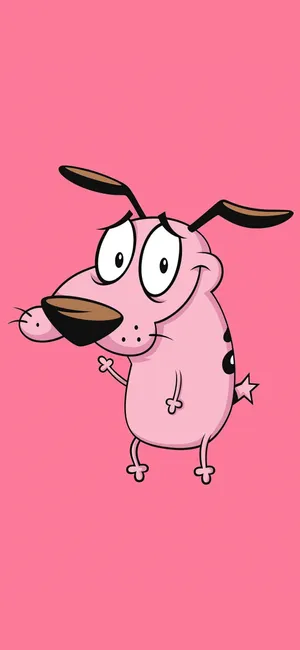 Courage Cowardly Dog Iphone X Cartoon Wallpaper