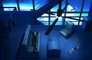 Cowboy Bebop At Space Wallpaper