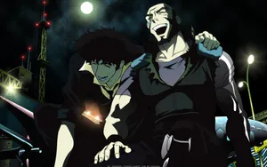Cowboy Bebop Spike And Jet Black Wallpaper