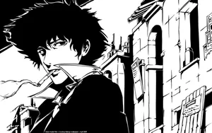 Cowboy Bebop Spike Manga Wallpaper