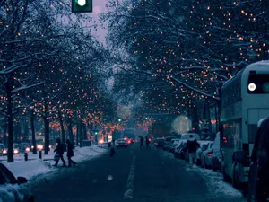 Cozy Winter Street Tumblr Wallpaper