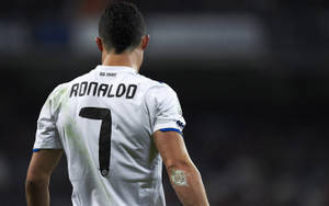 Cr7 Ronaldo Back Wallpaper