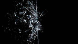 Cracked Computer Screen Glass Shattered Wallpaper
