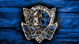 Cracked Dallas Mavericks Logo Wallpaper