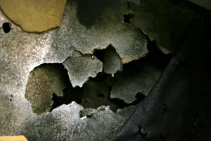 Cracked Wood Material Desktop Wallpaper