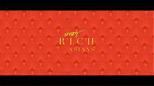 Crazy Rich Asians Oriental Fan Pattern Wallpaper