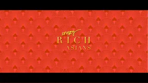 Crazy Rich Asians Oriental Fan Pattern Wallpaper