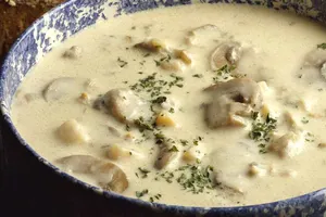 Creamy Mushroom Chowder Wallpaper