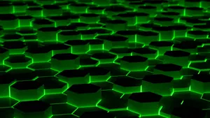 Create A Modern Minimalist Workspace With A Green Aesthetic Desktop Background Wallpaper