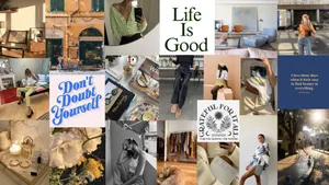 Create A Mood Of Relaxation With An Aesthetic Moodboard Wallpaper