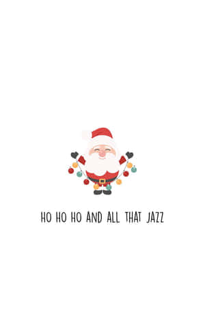 Create Holiday Cheer With A Funny Christmas Iphone Wallpaper