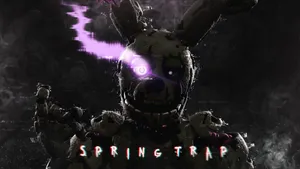 Creepy Fnaf Springtrap Glitch Wallpaper