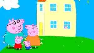 Creepy Peppa Pig House Wallpaper