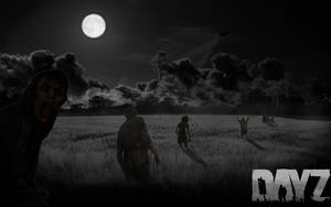 Creepy Zombies On Field Dayz Desktop Wallpaper