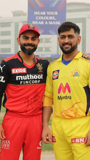 Cricket_ Captains_in_ Colorful_ Jerseys Wallpaper