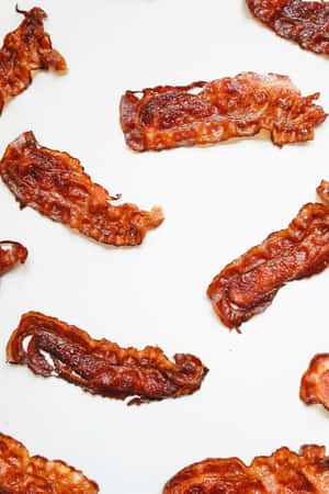 Crispy Bacon Strips Wallpaper