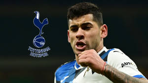 Cristian Romero's Team Logo Wallpaper