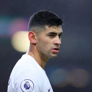 Cristian Romero With Tired Facial Expression Wallpaper