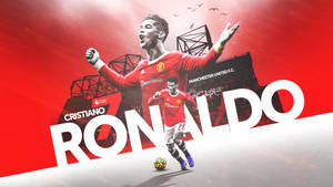 Cristiano Ronaldo Manchester United Digital Art Wallpaper