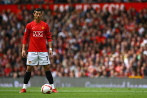 Cristiano Ronaldo Manchester United Free Kick Wallpaper