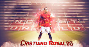 Cristiano Ronaldo Manchester United Stadium Wallpaper