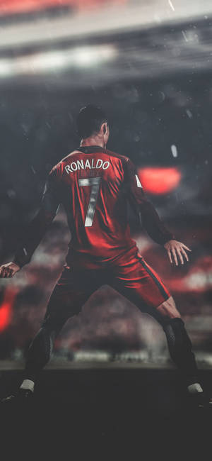 Cristiano Ronaldo Portugal Dancing Rain Wallpaper
