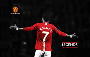 Cristiano Ronaldo Portugal Red Legends Wallpaper
