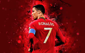 Cristiano Ronaldo, Portugal's Star Player In World Cup Soccer Wallpaper