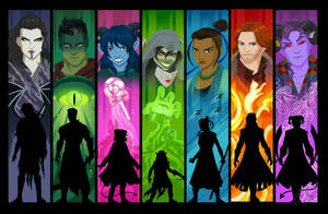 Critical Role Mighty Nein Faces And Shadows Wallpaper
