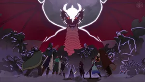 Critical Role Mighty Nein Intro Full Cast Wallpaper