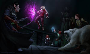 Critical Role Slayer's Take Digital Art Wallpaper