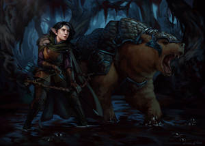 Critical Role Vex And Trinket Fantasy Art Wallpaper