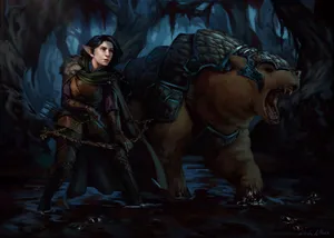 Critical Role Vex And Trinket Fantasy Art Wallpaper
